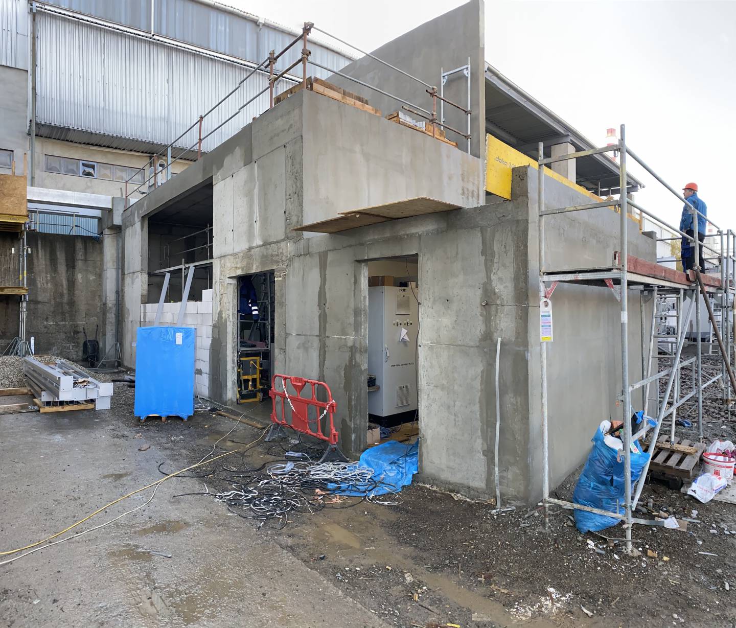 Konštrukcia trafostanice Siemens - Žiar nad Hronom